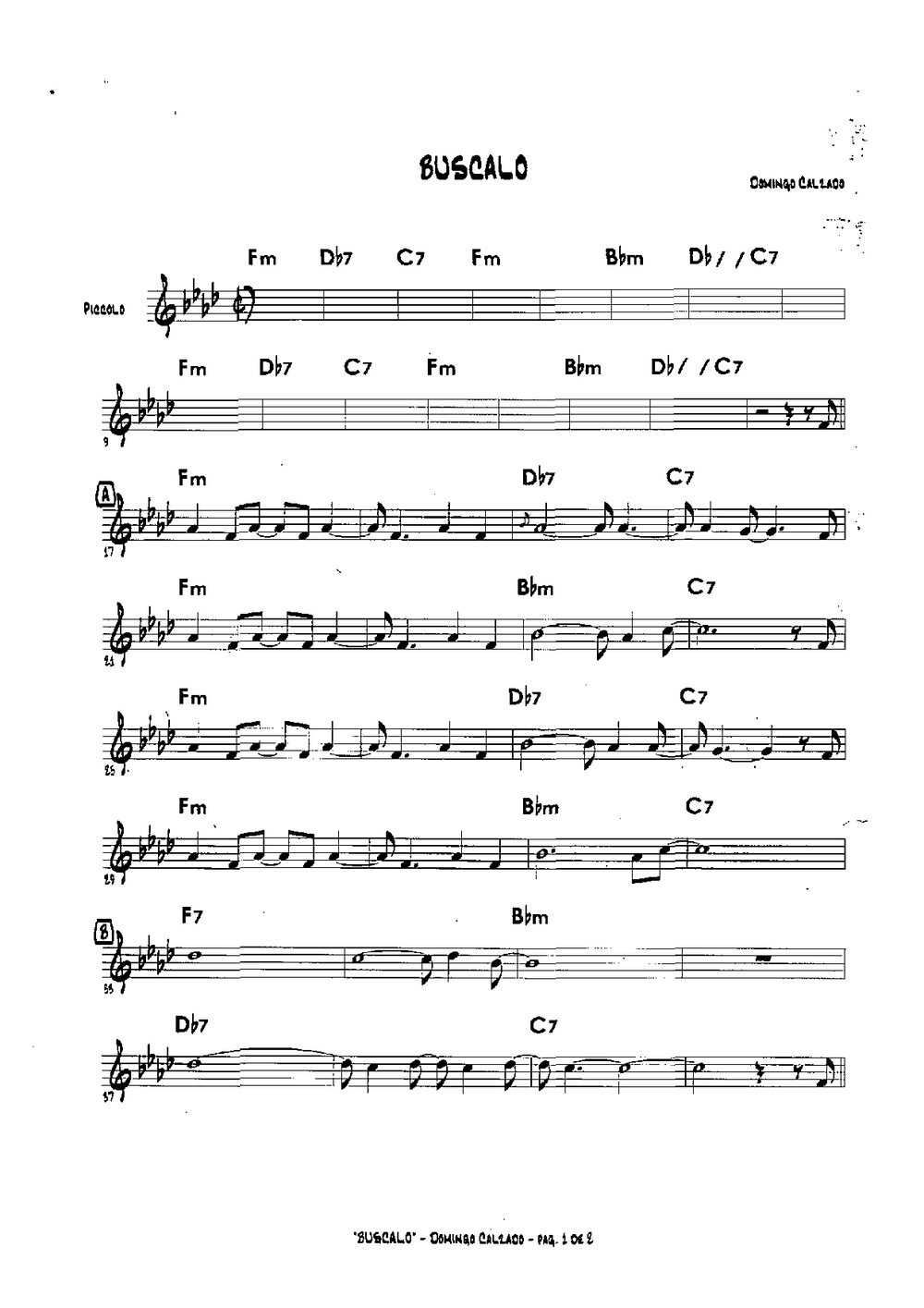 BUSCALO — Calaña