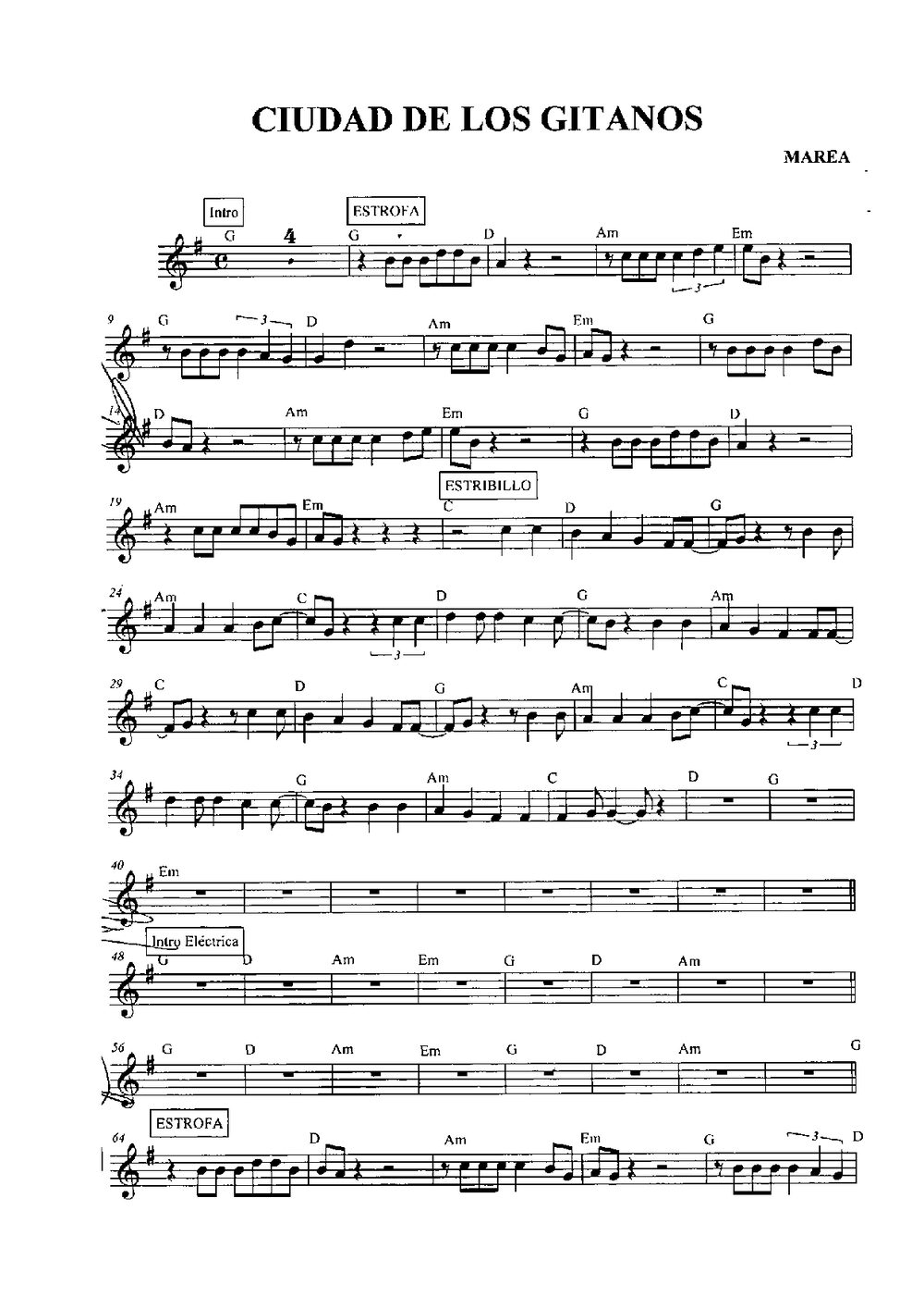 CIUDAD DE LOS GITANOS — Marea